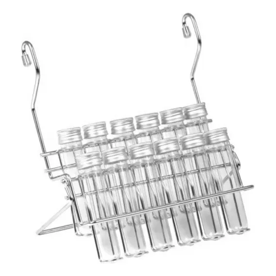 Porta Temperos 12 Tubetes 7047 Inox Gtb Foto 1