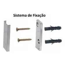 Porta Toalha Banho 80cm Inox Alumínio Quadrado Luxo Cromado Foto mini  2