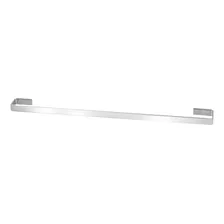 Porta Toalha Banho 80cm Inox Alumínio Quadrado Luxo Cromado Foto mini  3