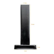 Porta Toalha Bastão 30 Cm Quadrado Lucca Black 2090 Toalheiro Luxo Preto Foto mini  2