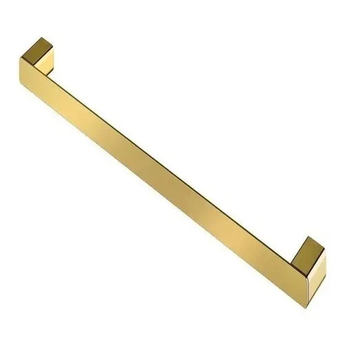 Porta Toalha Bastão Docol Flat Ouro Escovado Foto 1