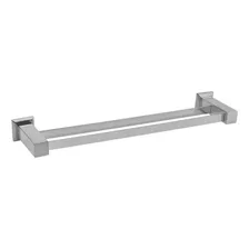 Porta Toalha De Banho Duplo 51cm Inox Premium Pr4090 Ducon Cor Cromado Foto mini 1
