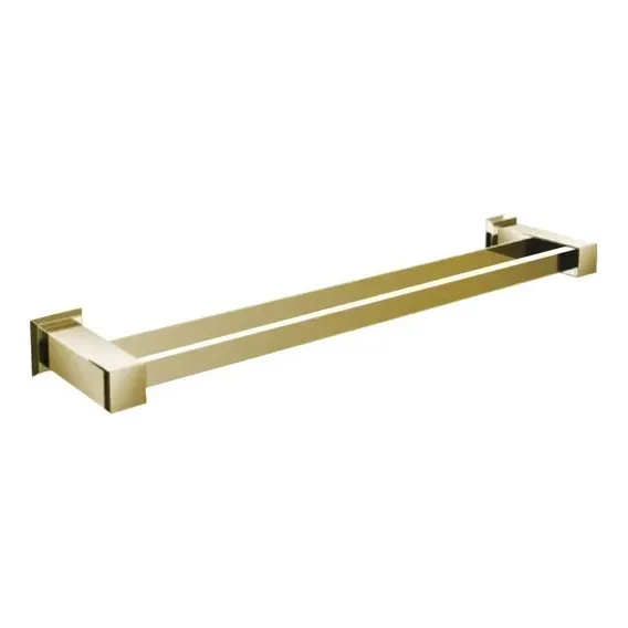 Porta Toalha De Banho Duplo Inox Gold Go5090 Ducon Metais Cor Cromado Foto 1