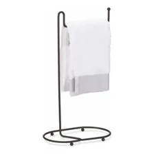 Porta Toalha Mãos Bancada Pia Lavabo Banheiro Preto Foto mini  3