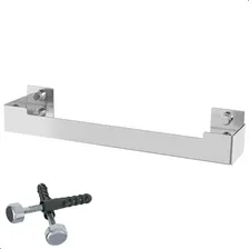 Porta Toalha Rosto Inox Suporte Banheiro Toalheiro ELG Foto mini 4