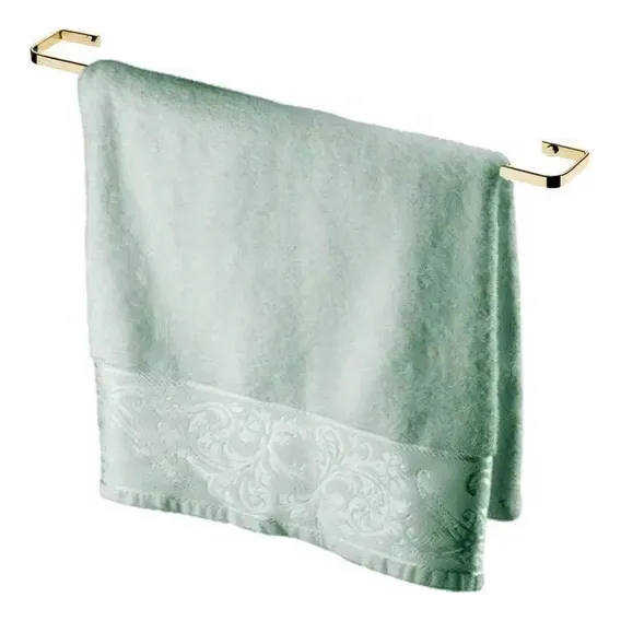 Porta Toalha Toalheiro Parede Dourado Banho 60 Cm Future Foto 1
