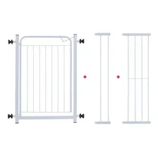 Portão Grade Proteção Criança Bebe Cão De 99 Cm À 104 Cm Cor Branco Foto mini 1