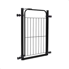 Portão Grade Proteção Criança Bebe Cão Pet De 69 Cm À 74 Cm Cor Preto Foto mini 4