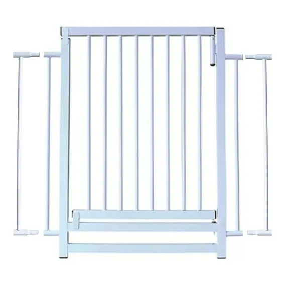 Portão Pets Grade Proteção + Extensor 5 Cm Cachorro Animais Cor Branco Foto 1