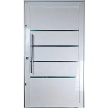 Portas Pivotante De Alumínio Completa Cor Branco E Preto Foto mini  3