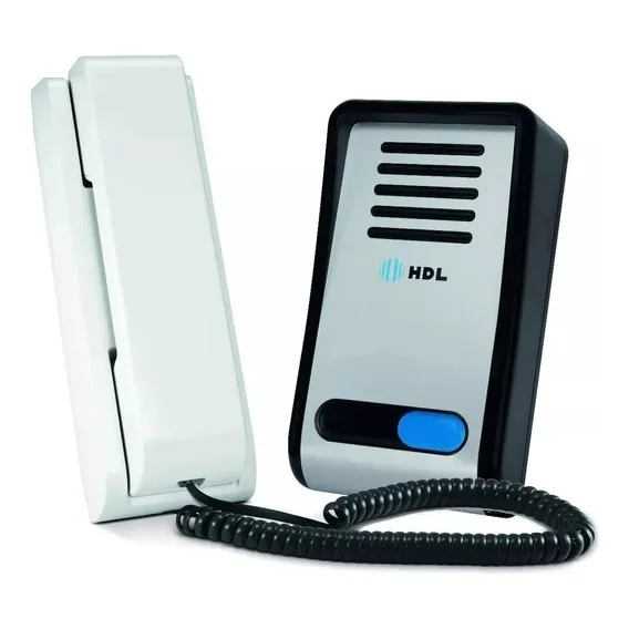 Porteiro Eletrônico F8-sn Hdl Com Monofone Interfone Hdl Cor Prateado Bivolt Foto 1
