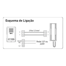 Porteiro Eletr么nico Residencial Interfone Acionamento F8 Hdl Foto mini 3