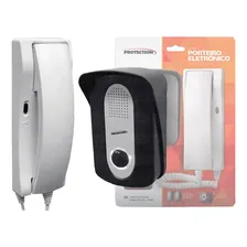 Porteiro Interfone Residencial Eletronico Inviolavel Pt-270 Cor Branco 110/220 Foto mini 1
