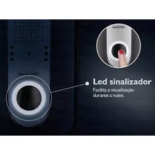 Porteiro Interfone Residencial Eletronico Inviolavel Pt-270 Cor Branco 110/220 Foto mini 4