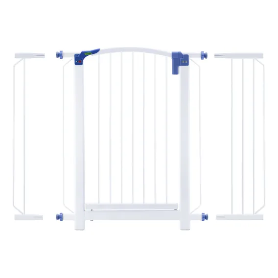 Portão Pet Grade Criança Tubline Kit One Trava C/ Extensores Cor Branco Foto 1