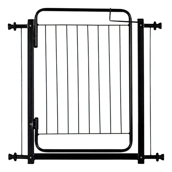 Portão Pet Grade De Pressão P/ Porta Cães Criança 74 A 79 Cm Foto 1