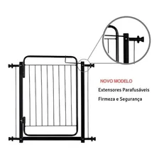 Portão Pet Grade De Pressão P/ Porta Cães Criança 74 A 79 Cm Foto mini 4