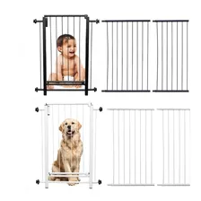 Portão Pet Grade Segurança com Travas 145cm a 149cm Cor Preto Jostech Foto mini 1