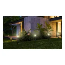 Poste Balizador Luminária Casa Jardim 75cm Preto Kit 6 Foto mini 3