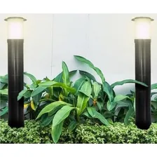Poste Balizador Luminária Casa Jardim 75cm Preto Kit 6 Foto mini 2