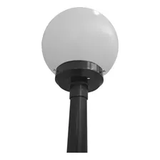 Poste Para Jardim Com Globo 15x30 Alumínio Preto 2,16m Foto mini  3