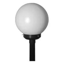 Poste Para Jardim Com Globo 15x30 Alumínio Preto 2,16m Foto mini  2
