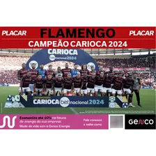Poster Placar Flamengo-maior Campeão Carioca 2024 Foto mini 2
