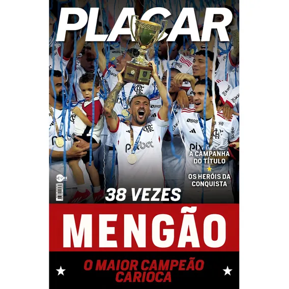 Poster Placar Flamengo-maior Campeão Carioca 2024 Foto 1