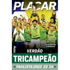 Poster Placar Palmeiras-tricampeão Paulista 2024 Foto mini 1