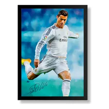 Poster Quadro Cr7 Moldura 33x43 Cm #5 Foto mini 1