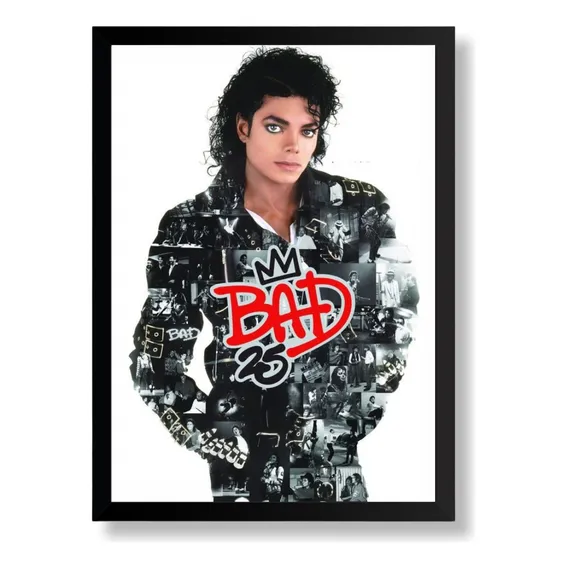 Poster Quadro Michael Jackson Moldura 33x43cm #10 Foto 1