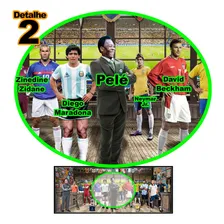 Poster Quadro Ronaldo Fenomeno Seleção Brasileira 100x40cm Foto mini 4