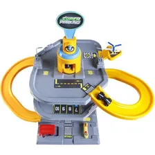 Posto Compatível Carrinhos Hotwheels Pista Cinza/amarelo Foto mini 4