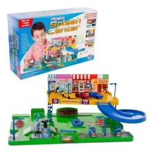 Posto Lava Rápido Splash Center CompatÃvel C/ Hot Wheels Foto mini 1