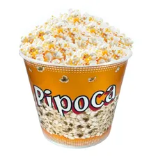 Pote Balde De Pipoca De Plástico Grande Pipoca Foto mini 1