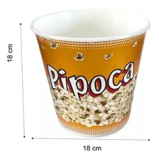 Pote Balde De Pipoca De Plástico Grande Pipoca Foto mini 2