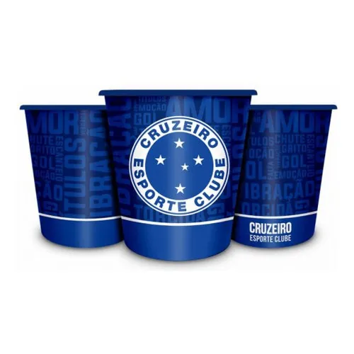 Pote Balde Pipoca Personalizado Cruzeiro Cruzeirão Cabuloso Foto 1