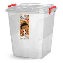 Pote Caixa Box Org. Mantimentos Ração Pet 20L Com Trava 470 Foto mini 2