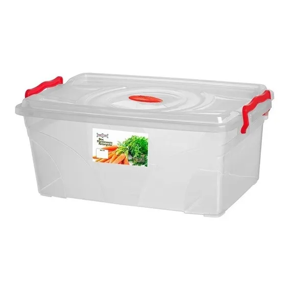 Pote Caixa Box Retangular 11,5 L C-trava 474 Cor Transparente Foto 1