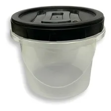 Pote Clic Rosca 720ml PlasĂștil Color Redondo Mantimentos Foto mini 1