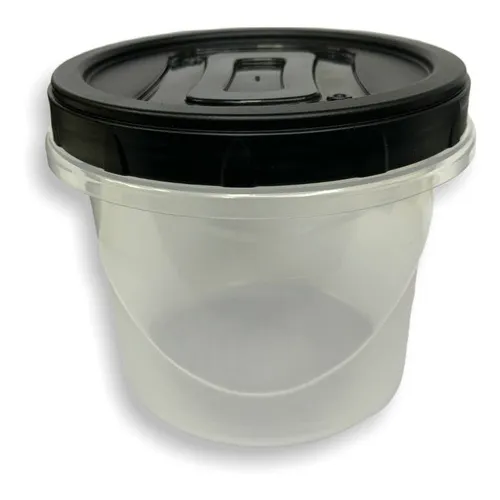 Pote Clic Rosca 720ml PlasĂștil Color Redondo Mantimentos Foto 1
