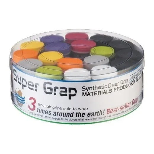 Pote De Grip Yonex-super Grap -c/ 36 Unidades Colorido Foto 1