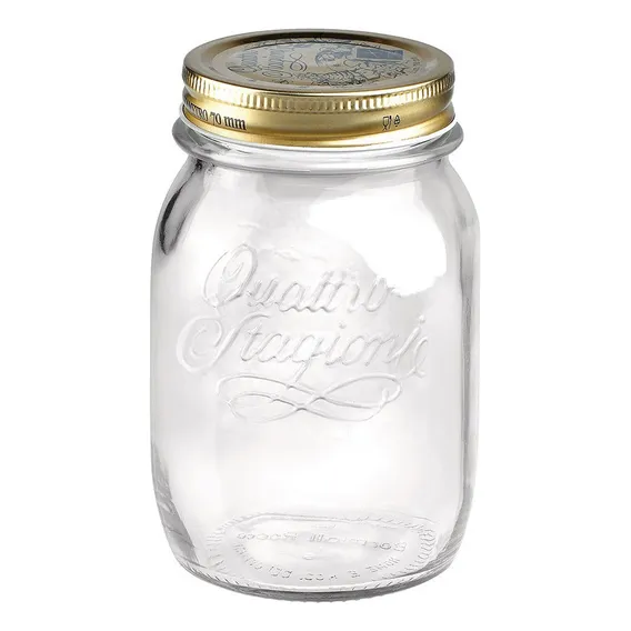 Pote De Vidro Bormioli Quattro Stagioni 500ml Hermético Foto 1