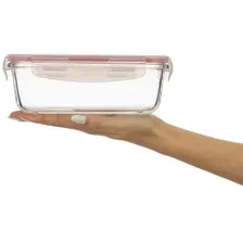 Pote De Vidro Hermético Sanremo Retangular 800ml Foto mini  3