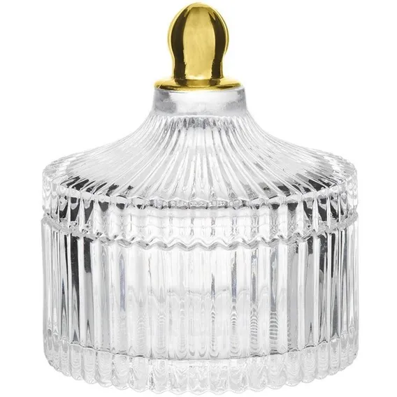 Pote Em Vidro Transparente Foto 1