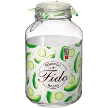 Pote Fido Vidro Italiano 4 Litros Bormioli Rocco Hermético Foto mini 4