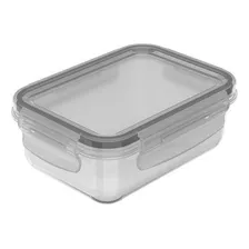 Pote Hermético 380ml Retangular C/ Trava Click - Ou Foto mini 1