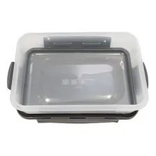 Pote Hermético Alimentos Trava Click Quadrado Vedação 1500ml Foto mini  3