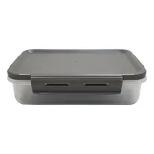 Pote Hermético Alimentos Trava Click Quadrado Vedação 1500ml Foto  mini 1