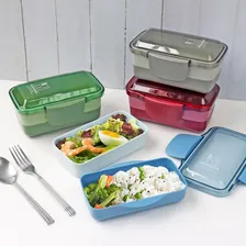 Pote Marmita 2 Andares Fitness Esquenta Congela 950ml Cor Verde Foto mini 4